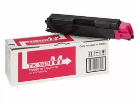 kyocera spausdintuv - Dažomieji milteliai KYOCERA TK-580M, Raudona - 2 nuotrauka