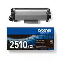 brother tn2510 - BROTHER TN-2510XXL BLACK TONER, 5,000 PAGES | TN2510XXL - 2 nuotrauka