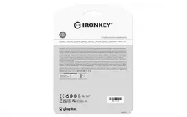 usb kingstom - Kingston IronKey Locker+ 50 64GB Sidabras (Silver) - 3 nuotrauka