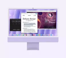 apple imac m4 - Apple iMac 24” 4.5K Retina M4 8C CPU, 8C GPU/16GB/256GB SSD/Mėlynas (Blue) - 5 nuotrauka