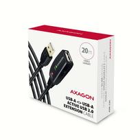 usb aktyvus - Axagon ADR-220 USB 2.0 A-M į A-F aktyvus ilgintuvo kabelis 20m Juodas (Black) - 8 nuotrauka