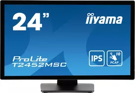 2x hdmi - Iiyama ProLite T2452MSC-B1 23.8", Juodas (Black) - 7 nuotrauka