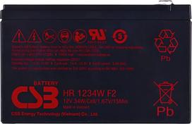 agm akumuliatorius - CSB HR1234WF2 12V 9Ah AGM VRLA F2 - 3 nuotrauka