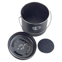 maisto krepselis - Maisto atliekų šiukšliadėžė Wenko Nero, 6 l, Juodas (Black) - 2 nuotrauka