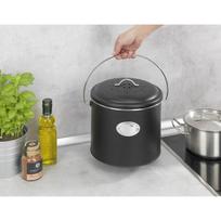 maisto krepselis - Maisto atliekų šiukšliadėžė Wenko Nero, 6 l, Juodas (Black) - 5 nuotrauka