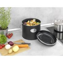 maisto krepselis - Maisto atliekų šiukšliadėžė Wenko Nero, 6 l, Juodas (Black) - 7 nuotrauka
