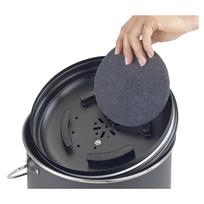 maisto krepselis - Maisto atliekų šiukšliadėžė Wenko Nero, 6 l, Juodas (Black) - 11 nuotrauka
