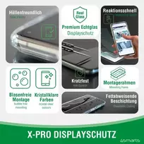 ekranas iphono 14 pro - 4Smarts Second Glass X-Pro Clear iPhone 13/ 13 Pro/ 14 - 4 nuotrauka