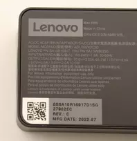 usb c laidas 65w - Lenovo - USB-C įkroviklis - Wechselstrom 100-240 V - 65 Watt - CRU - für IdeaPad Gaming 3 16ARH7, ThinkPad C14 Chromebook, L13 Gen 3, L13 Yoga Gen 3 (5A10W86250) - 2 nuotrauka