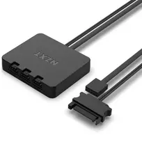 korpuso ausintuvai rgb - NZXT F120 RGB DUO 3-pack Juodas (Black) Korpusui Ventiliatorius 120 mm - 3 nuotrauka