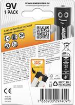 6f22 - Elementas Energizer Alkaline Battery 9V - 2 nuotrauka