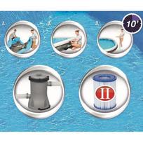 pripuciama vonia - Bestway Fast Set 396x84 cm, su filtru - 3 nuotrauka