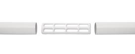 20 mm strypa - Dušo užuolaidų strypas Ridder, 20 mm, baltas (White) - 2 nuotrauka
