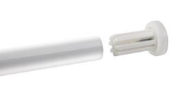 20 mm strypa - Dušo užuolaidų strypas Ridder, 20 mm, baltas (White) - 3 nuotrauka