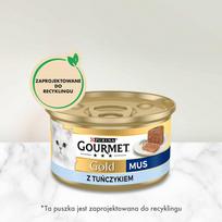 gourmet mousse - Purina Gourmet Gold Pate with Tuna and Mackerel 85g - 11 nuotrauka