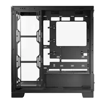 computer case - Kompiuterio Korpusas - MODECOM Volcano SPACE MIDI USB 3.0 Type-C Juodas - 3 nuotrauka