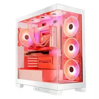 computer case - Kompiuterio Korpusas - MODECOM Volcano SPACE MIDI USB 3.0 Type-C Juodas - 6 nuotrauka
