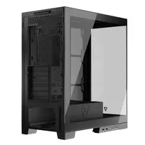 computer case - Kompiuterio Korpusas - MODECOM Volcano SPACE MIDI USB 3.0 Type-C Juodas - 7 nuotrauka