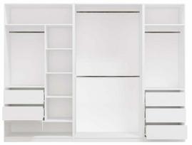 Spinta Openo, balta (White), 50 cm x 260 cm x 200 cm