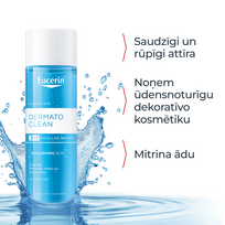 makiazas - Eucerin Dermatoclean Hyaluron 3in1 micelinis vanduo, 400 ml - 4 nuotrauka
