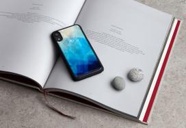 iphone xr deklai - iKins SmartPhone case iPhone XR - Mėlyna Lake Juodas - 4 nuotrauka