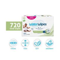 babos babos - Drėgnos servetėlės 12 x 60 vnt. Waterwipes - 10 nuotrauka