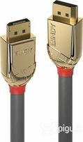 displayport 2.0 kabelis laidas - Lindy DisplayPort Kabelis Gold Line 4K30Hz 15m - 1 nuotrauka