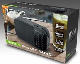 radijo imtuvai muse - Muse M-025 R Nešiojamas radijas Juodas (Black) - 2 nuotrauka