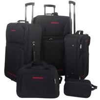 Pirkti 5 dalių kelioninių lagaminų komplektas, juodas - Photo 1