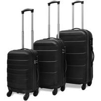 Pirkti Kietų lagaminų su ratukais komplektas, juodos spalvos - Photo 1