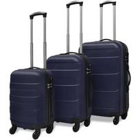 Pirkti Kietų lagaminų su ratukais komplektas, mėlynos spalvos - Photo 1