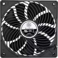 120mm fan - SilverStone Air Penetrator 120i Pro Juodas (Black) Ventiliatorius - 5 nuotrauka