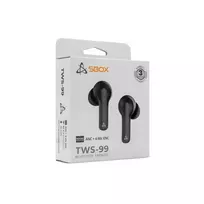 belaides ausines triuksmo slopinimu - Sbox EB-TWS99 Black (Juodas) - 2 nuotrauka