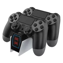 kompiuteris zaidimui - White Shark PS4-0417 Ringside Dvigubas Įkrovimo Dokas (Baltas/White) - 7 nuotrauka