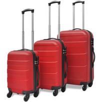 Pirkti Kietų lagaminų su ratukais komplektas, raudonos spalvos - Photo 1