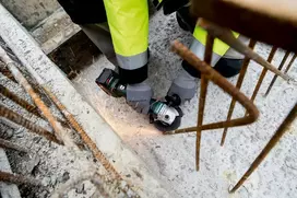akumuliatorinis slifuoklis - Akumuliatorinis kampinis šlifuoklis Metabo W 18 L 9-125, 18 V, be akumuliatoriaus ir įkroviklio - 5 nuotrauka