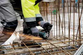 akumuliatorinis slifuoklis - Akumuliatorinis kampinis šlifuoklis Metabo W 18 L 9-125, 18 V, be akumuliatoriaus ir įkroviklio - 7 nuotrauka