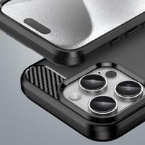 iphone telefonai - Karl Lagerfeld "Leather Monogram Metal Logo MagSafe iPhone 16 Pro" Black - 3 nuotrauka