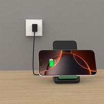belaidis pakrovejas - Tech-Protect wireless charger A40 QI15W, black | 5906302372430 - 4 nuotrauka