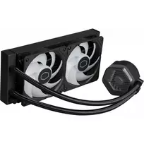 ausintuvai cooler master - Cooler Master MasterLiquid 240 Atmos ARGB Juodas (Black) Procesoriaus Vandens Aušintuvas - 3 nuotrauka