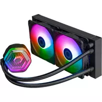 ausintuvai cooler master - Cooler Master MasterLiquid 240 Atmos ARGB Juodas (Black) Procesoriaus Vandens Aušintuvas - 4 nuotrauka