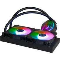 ausintuvai cooler master - Cooler Master MasterLiquid 240 Atmos ARGB Juodas (Black) Procesoriaus Vandens Aušintuvas - 5 nuotrauka