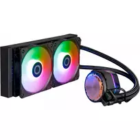 ausintuvai cooler master - Cooler Master MasterLiquid 240 Atmos ARGB Juodas (Black) Procesoriaus Vandens Aušintuvas - 6 nuotrauka