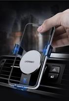 vent mount - Ugreen 40907 LP130 Gravity phone holder Silver - 6 nuotrauka