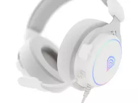 usb ausine - Genesis Neon 764 RGB Balta (White) - 5 nuotrauka
