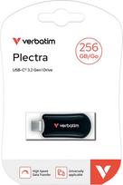 usb c atmintukas - Pendrive Verbatim Plectra 256GB USB-C juodos spalvos 30226 - 5 nuotrauka