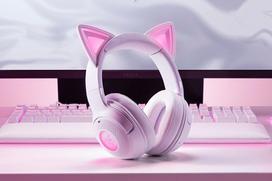razer ausines - Razer Kraken Kitty V2 BT Baltas (White) - 7 nuotrauka