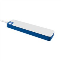 blue drives - Targus Hyper HyperDrive Flex 4 Port USB-C Combo Hub, Baltas/Mėlynas (White/Blue) ,  HD5200BUGL - 4 nuotrauka