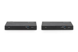 hdmi 4k 60hz - Digitus DS-55526 4K HDBaseT HDMI KVM Extender Set, 150 m, Juodas (Black) - 2 nuotrauka