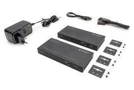 hdmi 4k 60hz - Digitus DS-55526 4K HDBaseT HDMI KVM Extender Set, 150 m, Juodas (Black) - 4 nuotrauka
